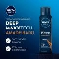 NIVEA MEN Antitranspirante Aerossol Deep Carvão Ativado Amadeirado 150ml