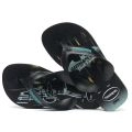 Sandália Havaianas Kids Max Herois Preto/azul 31/32