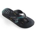Sandália Havaianas Kids Max Herois Preto/azul 31/32