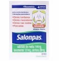 Salonpas Grande 13,0cm X 8,4cm Com 4 Adesivos