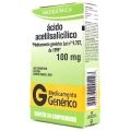 Ácido Acetilsalicílico 100mg Com 30 Comprimidos Genérico Medquímica
