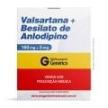 Valsartana 160mg + Anlodipino 5mg com 28 Comprimidos Revestidos Genérico Sandoz