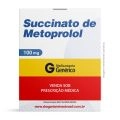 Succinato de Metoprolol 100mg com 30 Comprimidos Revestidos Genérico Medley