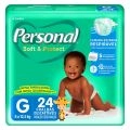 Fralda Baby Jumbo Tamanho G Com 24 Unidades Personal
