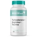 Turkesterona 500mg + Arginina 100mg + Taurina 200mg 60 Cápsulas