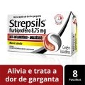 Strepsils Mel e Limão Com 8 Pastilhas