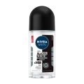Desodorante Antitranspirante Roll-On Nivea Men Black e White Invisible 72h 50ml
