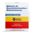Maleato De Dexclorfeniramina 0,4mg/ml e Betametasona 0,5mg/ml Xarope 120ml Genérico Teuto