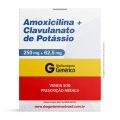 Amoxicilina 250mg e Clavulanato de Potássio 62,5mg Pó Suspensão Oral 75ml Com Seringa Dosadora Genérico União Química