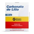 Carbonato de Lítio 300mg Com 60 Comprimidos Genérico Biolab