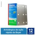 Claritin Antialérgico 10mg com 12 Comprimidos Bayer