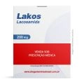 Lakos Lacosamida 200mg Com 60 Comprimidos Libbs
