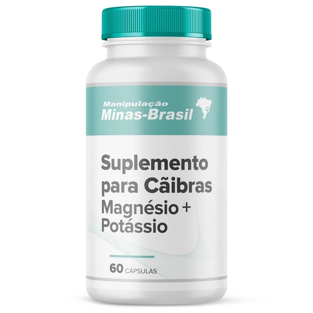 Suplemento para Cãibras + Magnésio + Potássio 60 Cápsulas - Drogaria ...