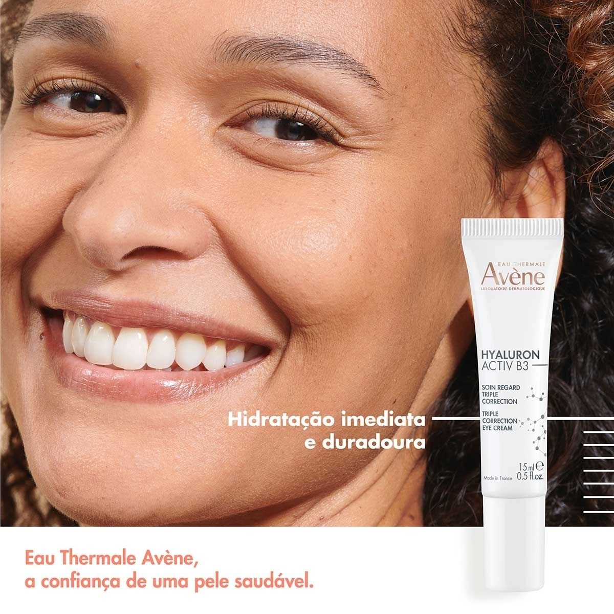 Creme Anti-idade Para Olhos Hyaluron Activ B3 Com 15ml Avène