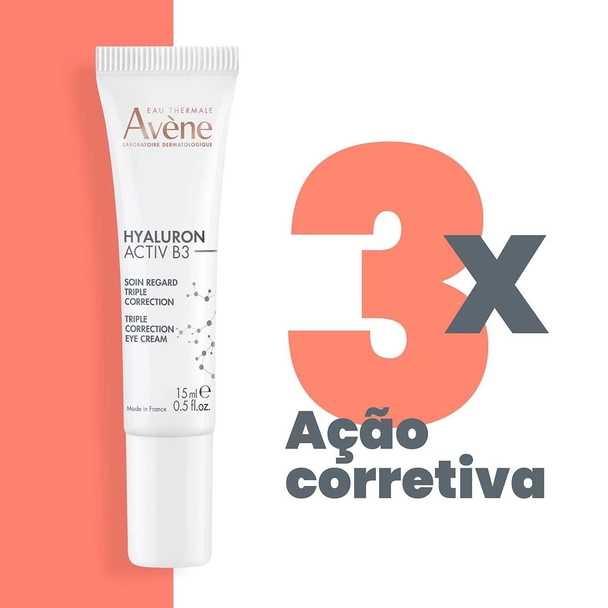 Creme Anti-idade Para Olhos Hyaluron Activ B3 Com 15ml Avène