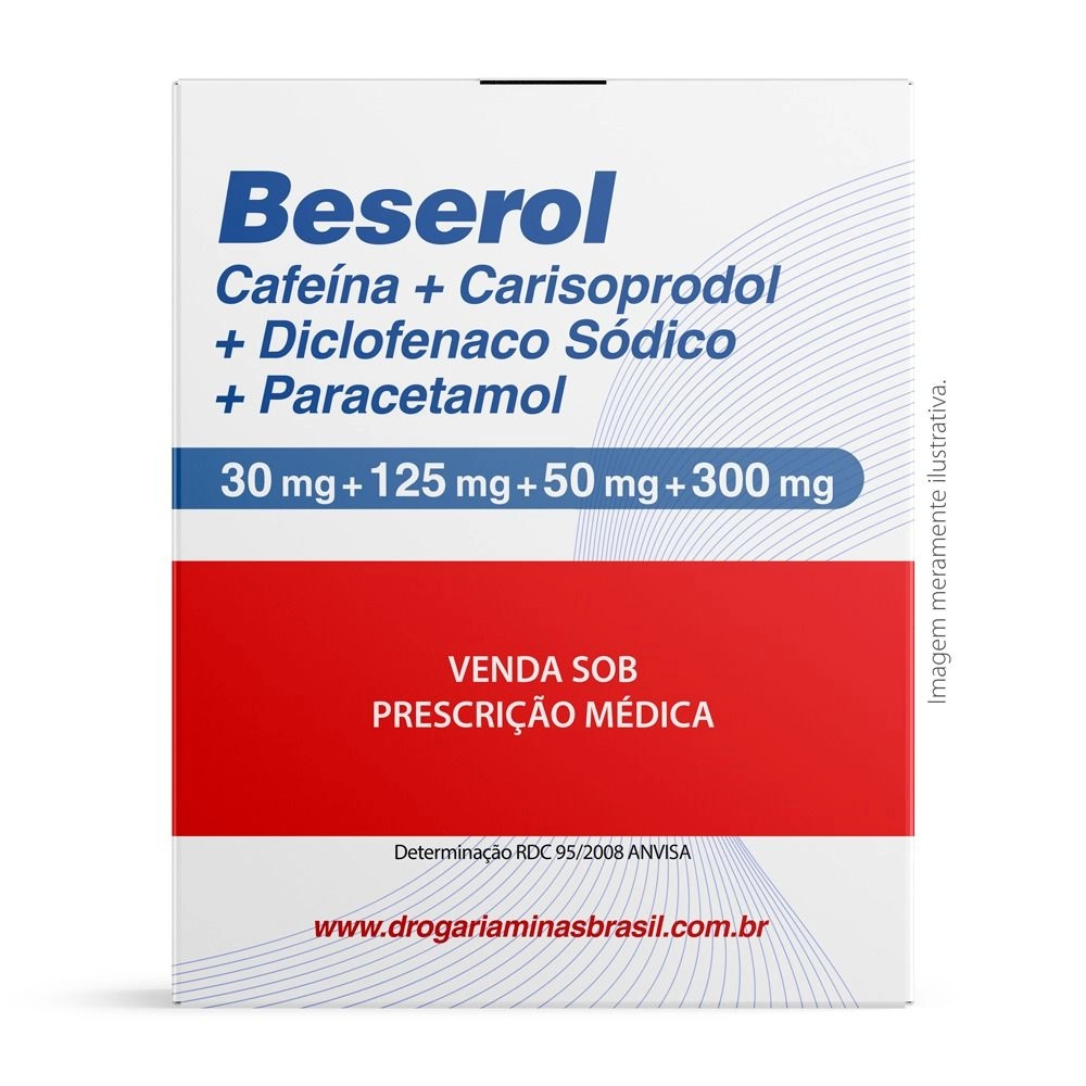 Beserol 300mg Com 30 Comprimidos Daudt