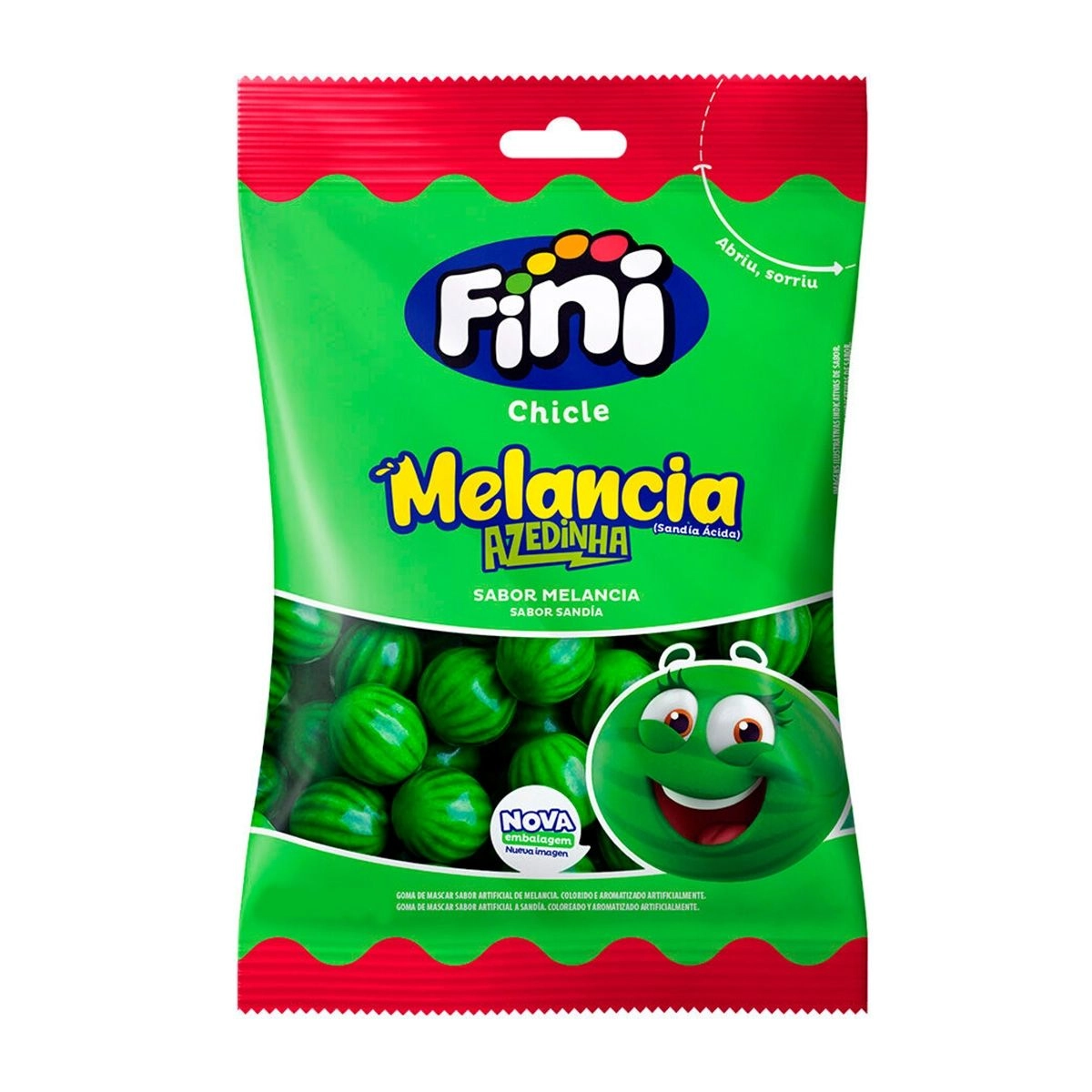 Chicletes Fini 100g Melancia Acida