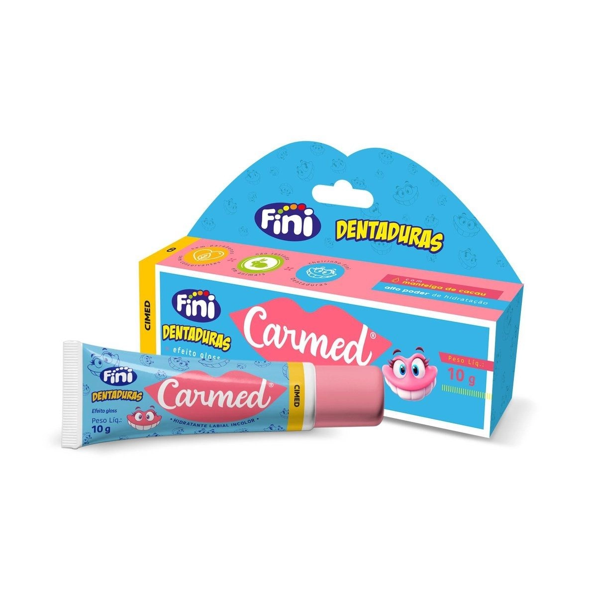 Carmed Fini Dentadura Hidratante Labial 10g