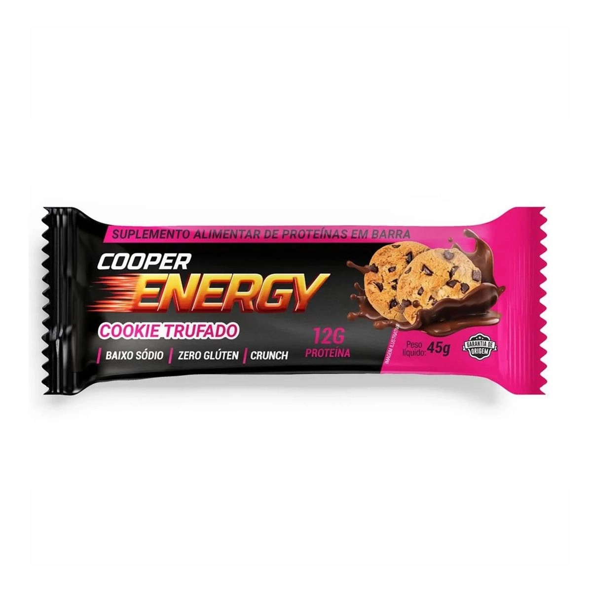 Barra de Proteínas Cooper Energy Cookie Trufado 45G
