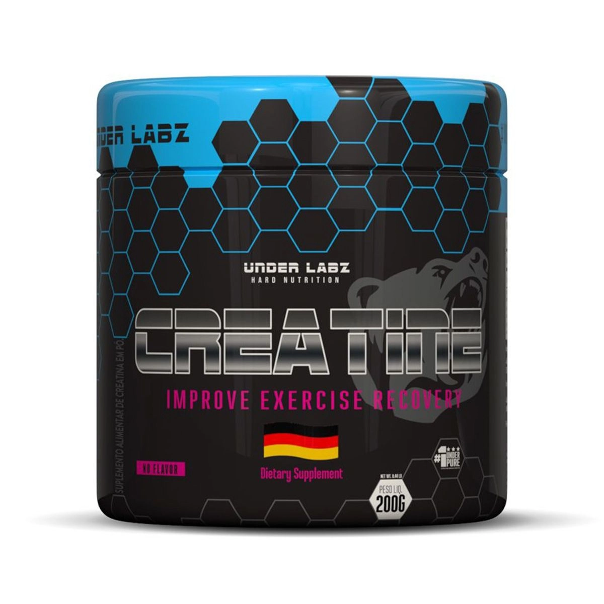 Creatine Monohidratada Com 200g Under Labz