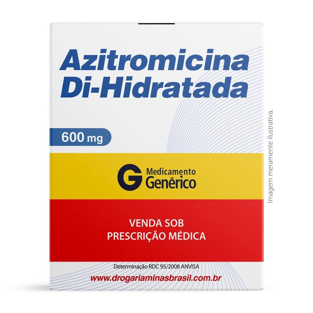 Azitromicina Di-Hidratada 600mg Suspensão 15ml Genérico Eurofarma