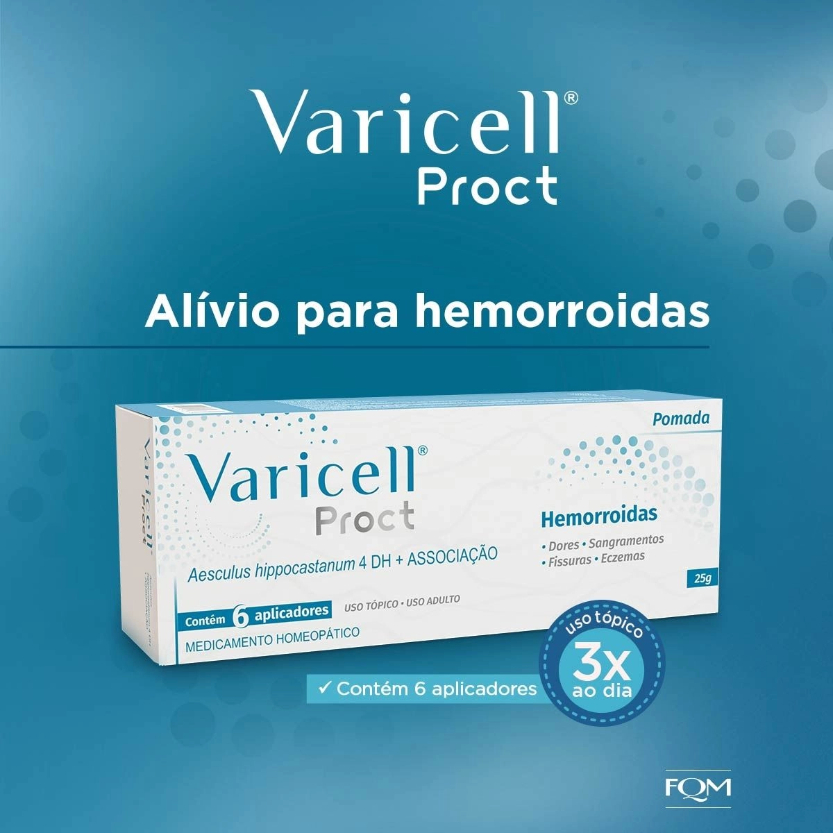 Varicell Proct 4DH Pomada Com 25g