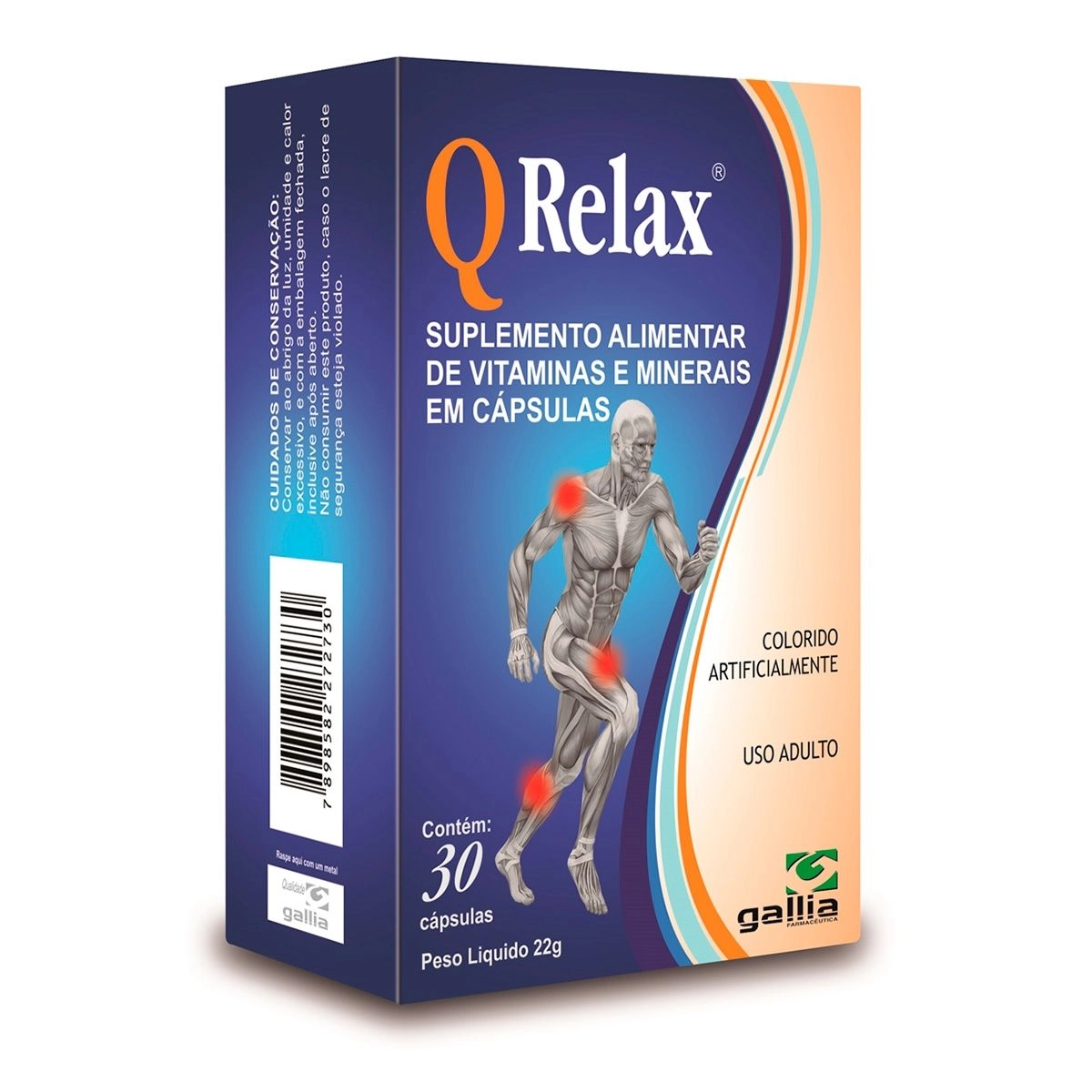 Q Relax Com 30 Cápsulas Gallia