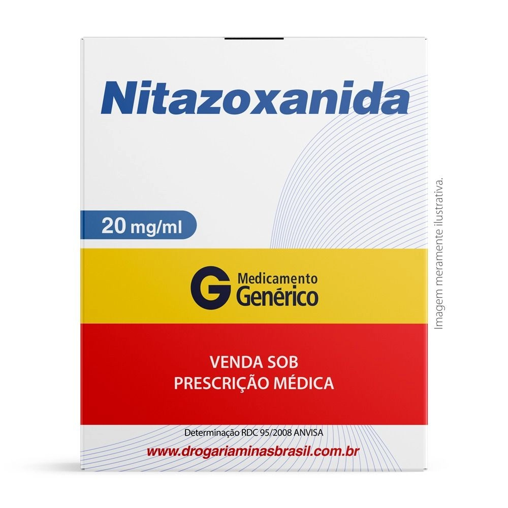 Nitazoxanida 20mg/ml Com 100ml Genérico Althaia