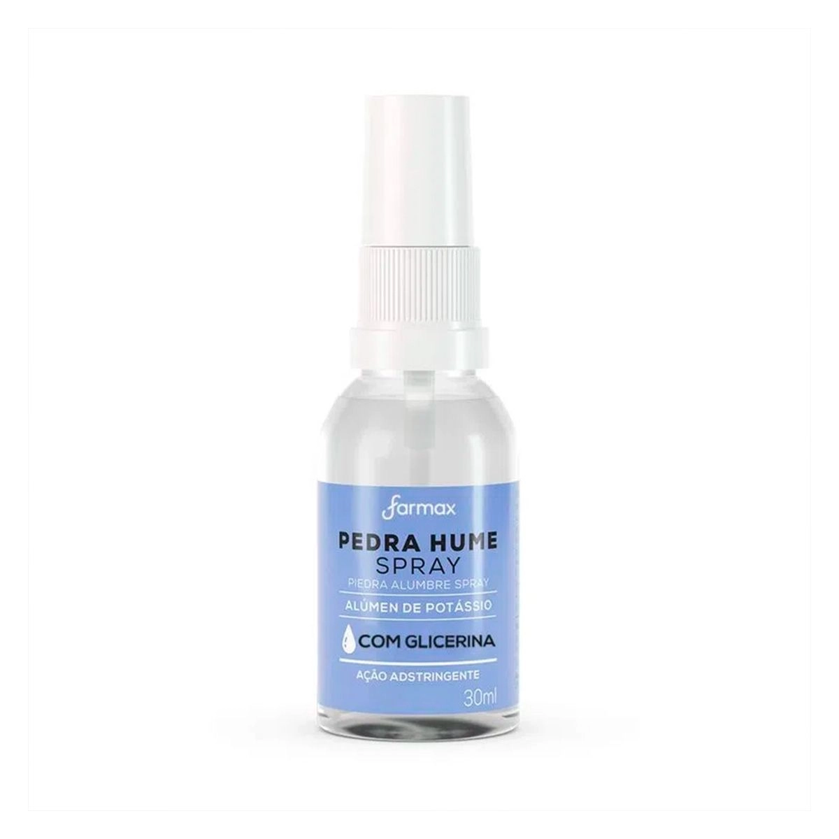 Pedra Hume Spray Com Glicerina Com 30Ml Farmax