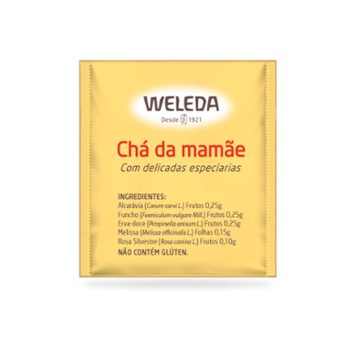 Chá Da Mamãe Para Amamentação Com 15 Sachês Weleda