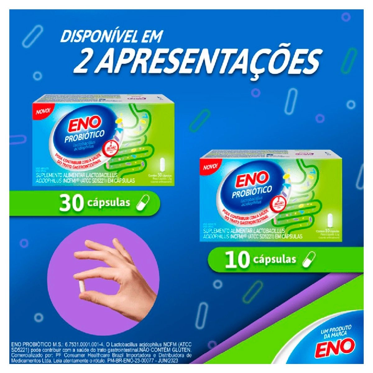 Eno Probiótico Com 10 Cápsulas