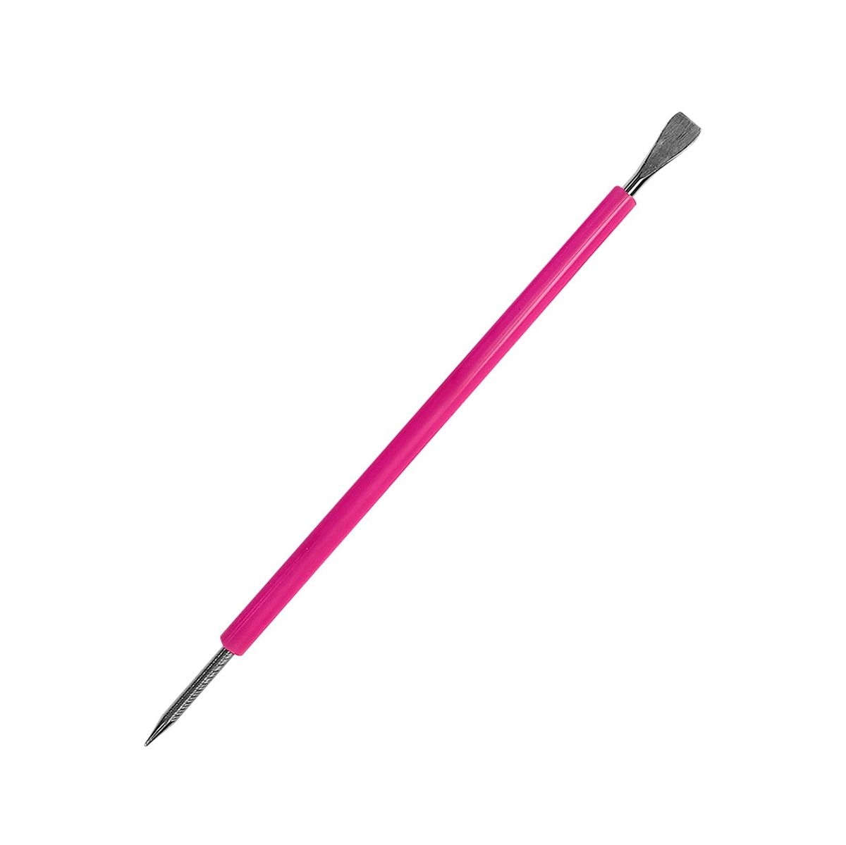 Espátula/Palito Inox Com Protetor de Silicone Para Cutícula Santa Clara