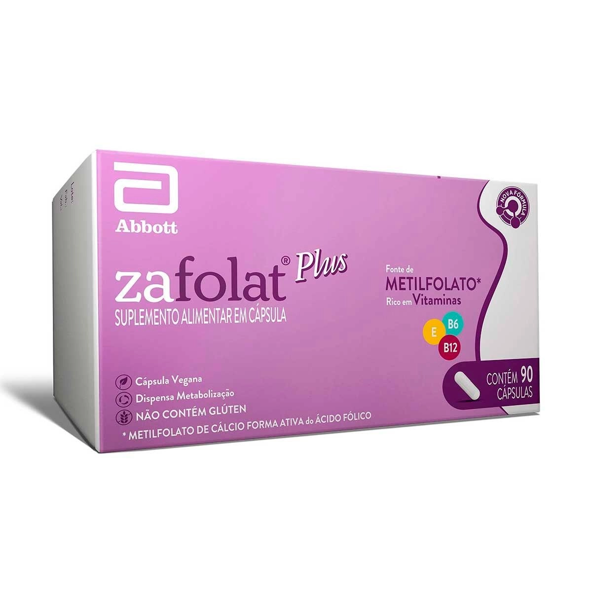 Suplemento Alimentar Zafolat Plus Com 90 Cápsulas