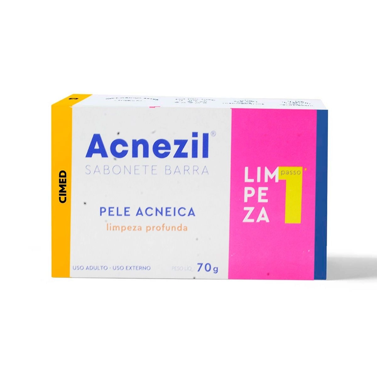Sabonete em Barra Acnezil Pele Acneica Limpeza Profunda 70g