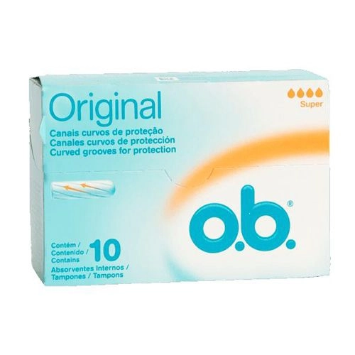 Absorvente Interno OB Original Super Com 10 Unidades - Drogaria Minas ...