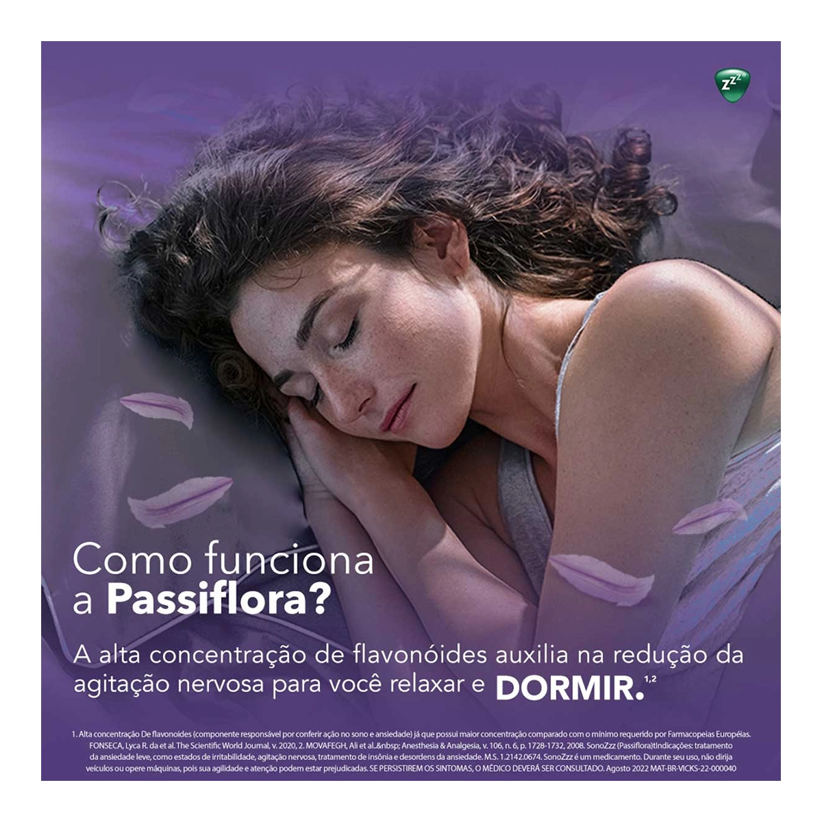 SonoZzz Passiflora 857mg Com 8 Comprimidos
