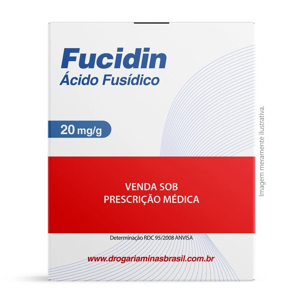 Fucidin Fusidato de Sódio 20mg/g Pomada Com 15g Leo Pharma