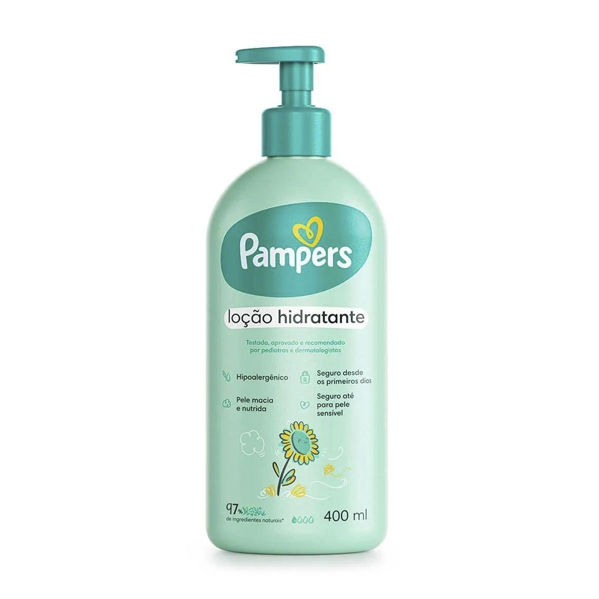 Loção Hidratante Infantil Com 400ml Pampers