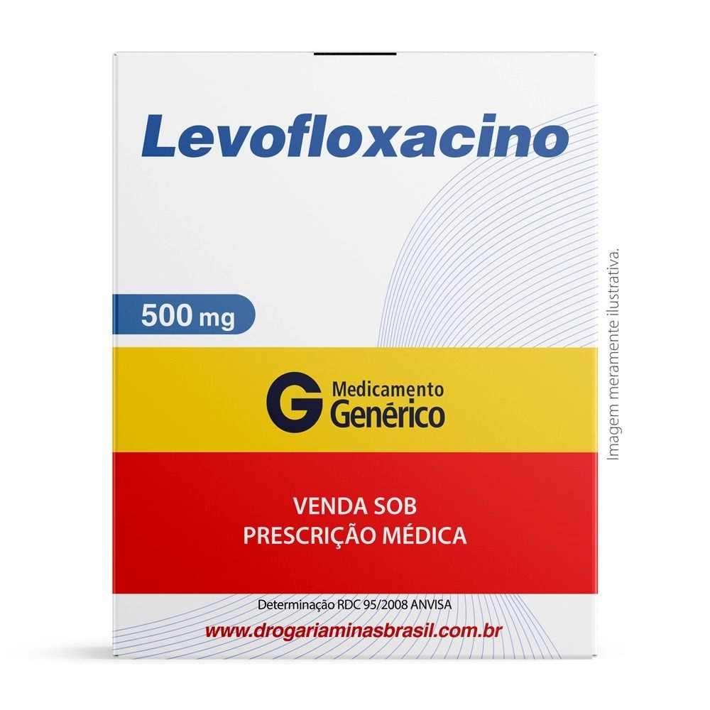Levofloxacino 500mg Com 7 Comprimidos Revestidos Genérico Biosentética