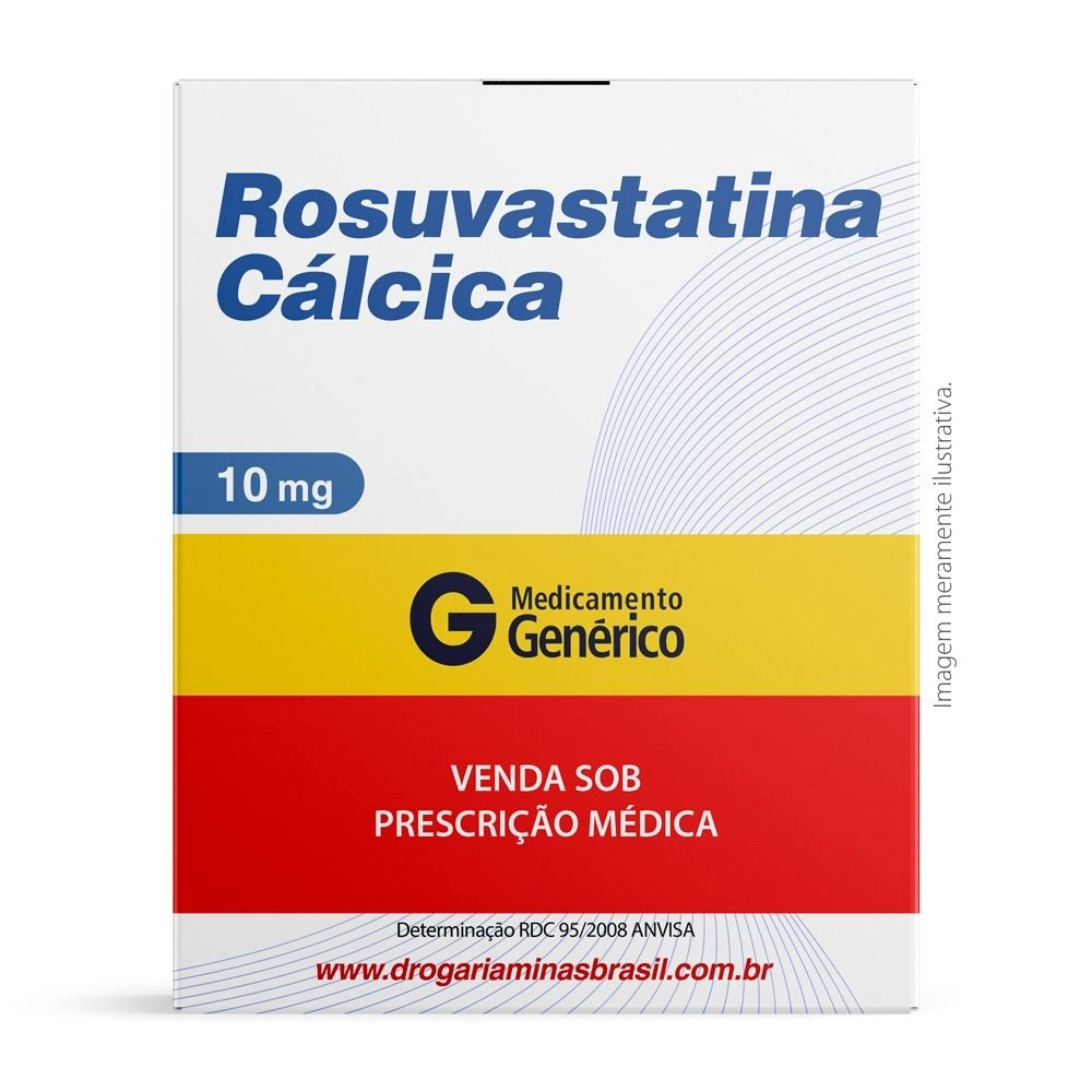 Rosuvastatina Cálcica 10mg 60 Comprimidos Genérico Pharlab