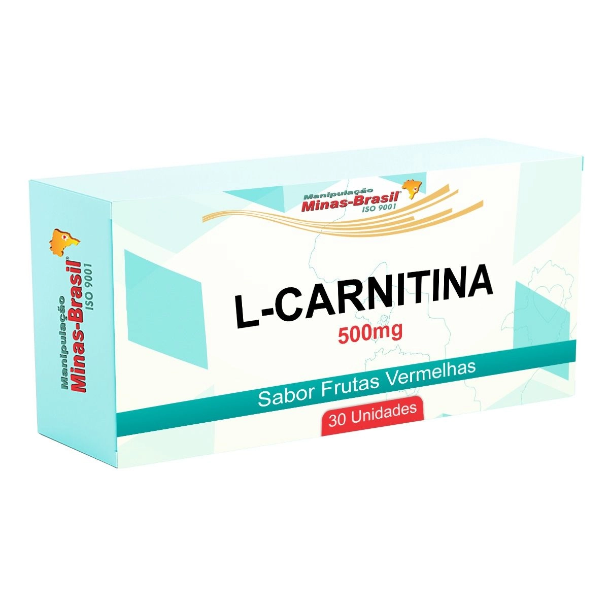 L-Carnitina 500mg 30 Balas de Goma Sabor Frutas Vermelhas - Drogaria  Minas-Brasil