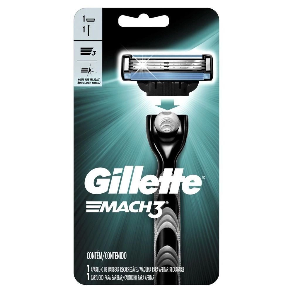 Aparelho de Barbear Gillette Mach 3 Com 01 Unidade
