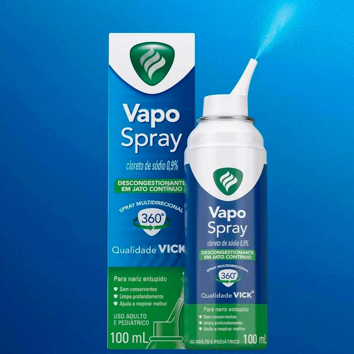 Vick Vapo Spray Descongestionante Nasal Com 100ml