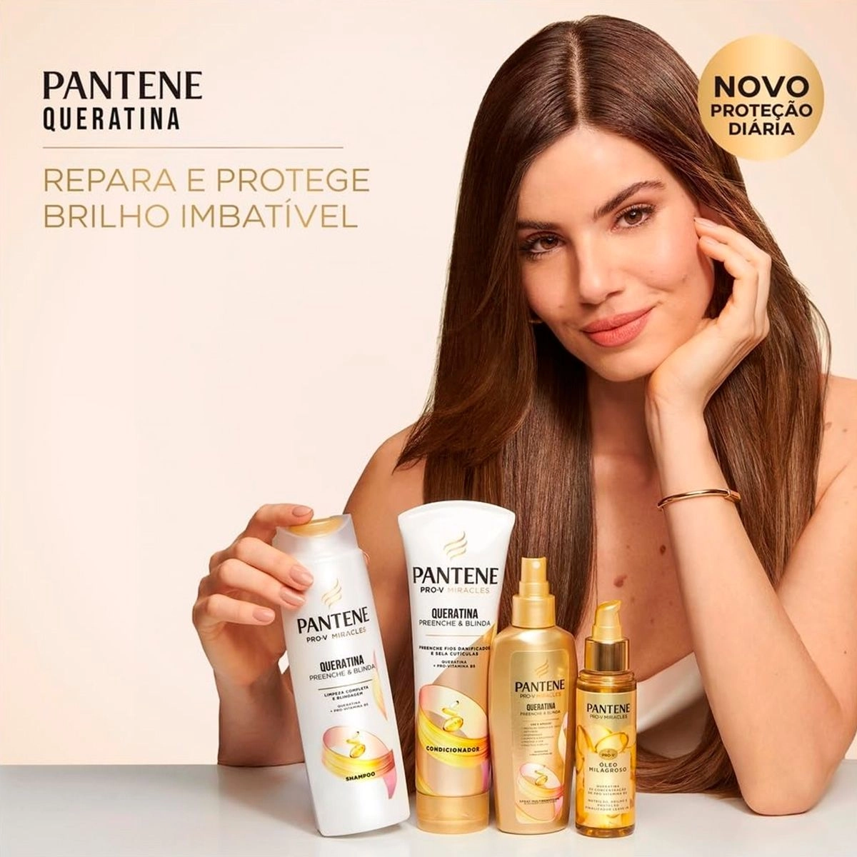 Óleo Capilar Pantene Milagroso Queratina 95ml
