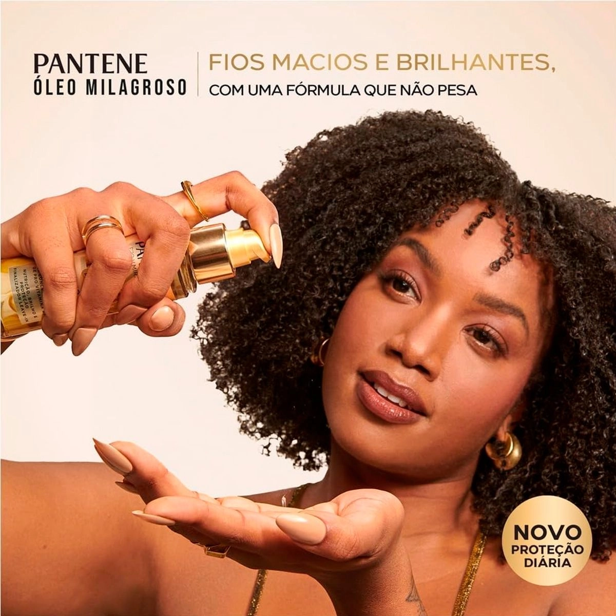 Óleo Capilar Pantene Milagroso Queratina 95ml