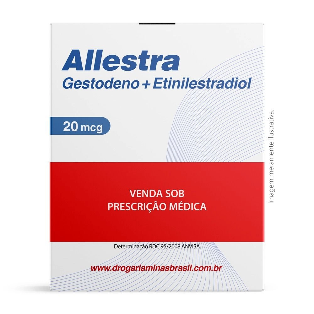 Allestra 20mcg com 21 Drágeas