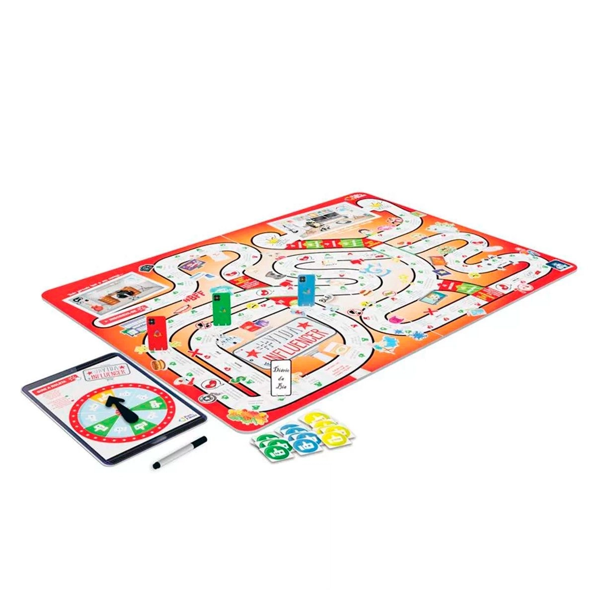 Jogo Tabuleiro #Vida De Influencer Ref:10867 Pais e Filhos