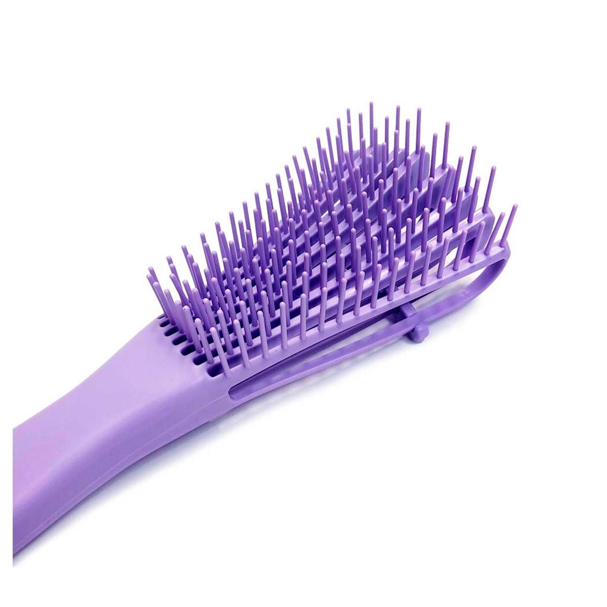 Escova Polyplus com 08 Pentes para Desembaraçar, Modelar e Cachear Lilás Ref.: 5639 Santa Clara