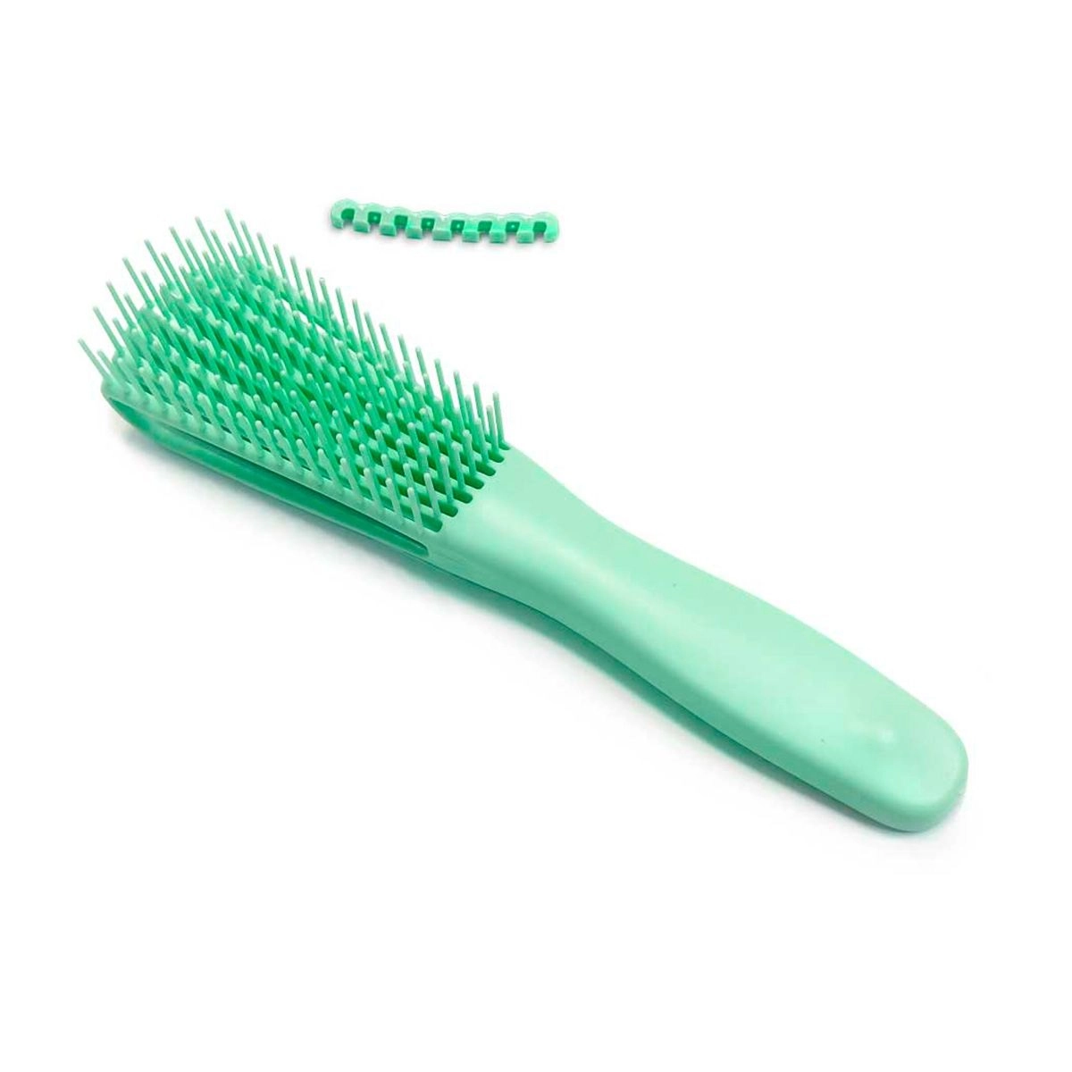 Escova Polyplus com 08 Pentes para Desembaraçar, Modelar e Cachear Verde Ref.: 5640 Santa Clara