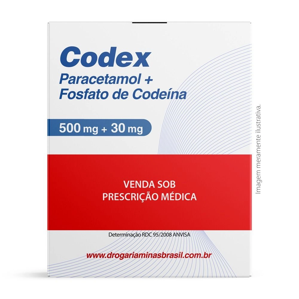 Codex 500mg + 30mg Com 36 Comprimidos Genom